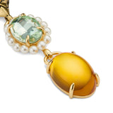 Kurt Geiger Signature Eagle Candy Gemstone Statement Drop Earrings