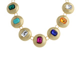 Kurt Geiger Stone Button Collar Necklace