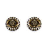 Kurt Geiger Signature Chelsea Eagle Pave Stud Earrings