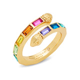 Kurt Geiger Signature Eagle Baguette Stone Band Ring - Size 7