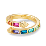 Kurt Geiger Signature Eagle Baguette Stone Band Ring - Size 7