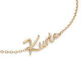 Kurt Geiger Script Short Pendant Necklace