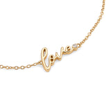 Kurt Geiger Love Script Flex Bracelet