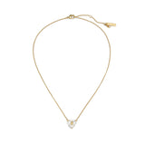 Kurt Geiger Signature Heart Gem Short Pendant Necklace