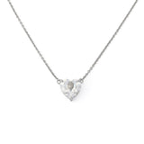 Kurt Geiger Crystal Heart Short Pendant Necklace