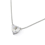 Kurt Geiger Crystal Heart Short Pendant Necklace