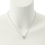 Kurt Geiger Crystal Heart Short Pendant Necklace