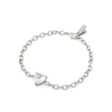 Kurt Geiger Crystal Heart Flex Bracelet