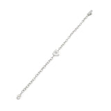 Kurt Geiger Crystal Heart Flex Bracelet