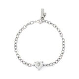 Kurt Geiger Crystal Heart Flex Bracelet
