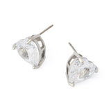 Kurt Geiger Crystal Heart Stud Earrings