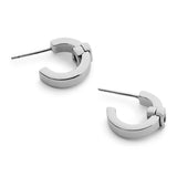 Coach Signature C Hinged Bangle Huggie Earrings