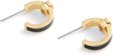 Coach Signature C Enamel Hinged Bangle Huggie Earrings
