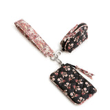 Vera Bradley Dual Pouch Wide Wristlet Wallet
