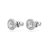 Swarovski Constella Pavé Stud Earrings - White, Rhodium Plated