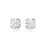 Swarovski Constella Stud Earrings - White, Rhodium Plated