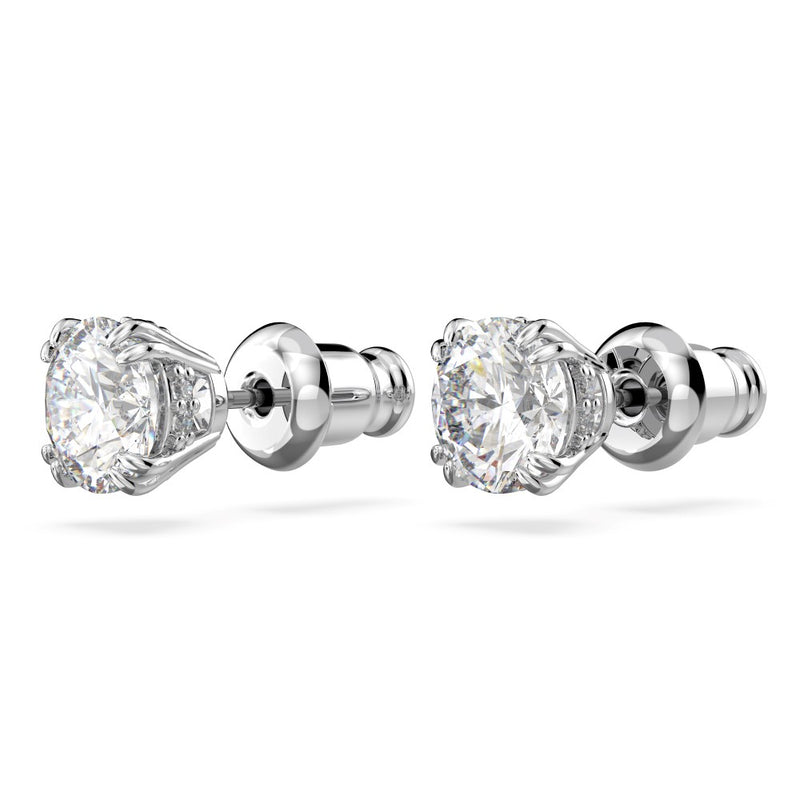 Swarovski Constella Stud Earrings - White, Rhodium Plated