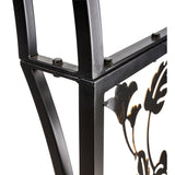 Evergreen Metal Arched Hummingbird Garden Arbor