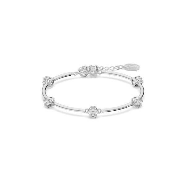 Swarovski Constella Bangle Bracelet - White, Rhodium Plated