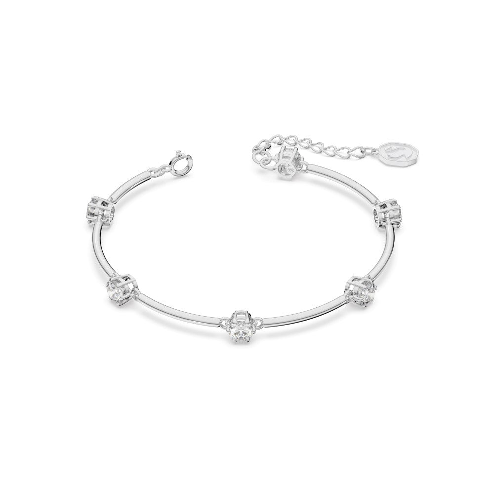 Swarovski Constella Bangle Bracelet - White, Rhodium Plated