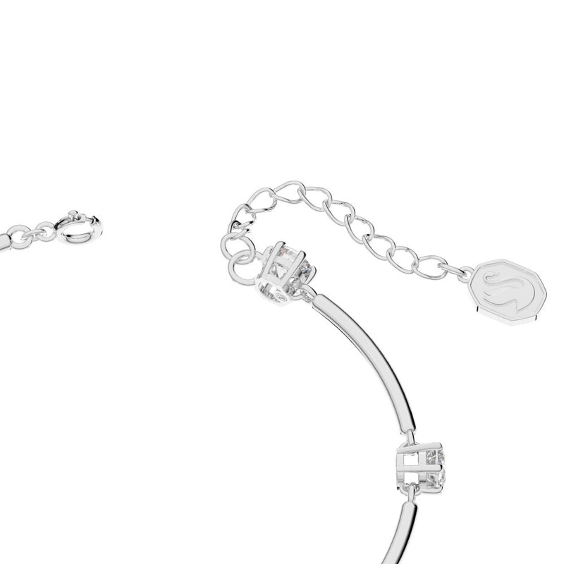 Swarovski Constella Bangle Bracelet - White, Rhodium Plated