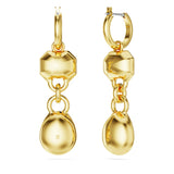 Swarovski Dextera Drop Earrings - White, Gold-Tone Plated