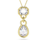 Swarovski Dextera Pendant Necklace - White, Gold-Tone Plated