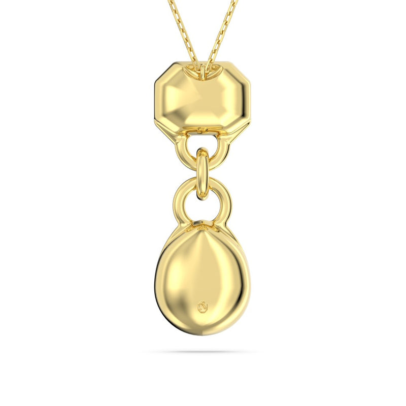 Swarovski Dextera Pendant Necklace - White, Gold-Tone Plated