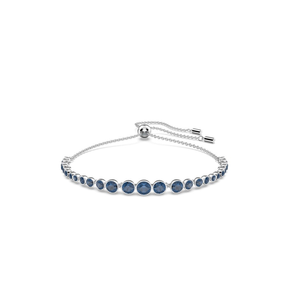 Swarovski Emily Bracelet - Blue, Rhodium Plated