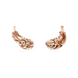 Swarovski Nice Stud Earrings - White, Rose Gold-Tone Plated