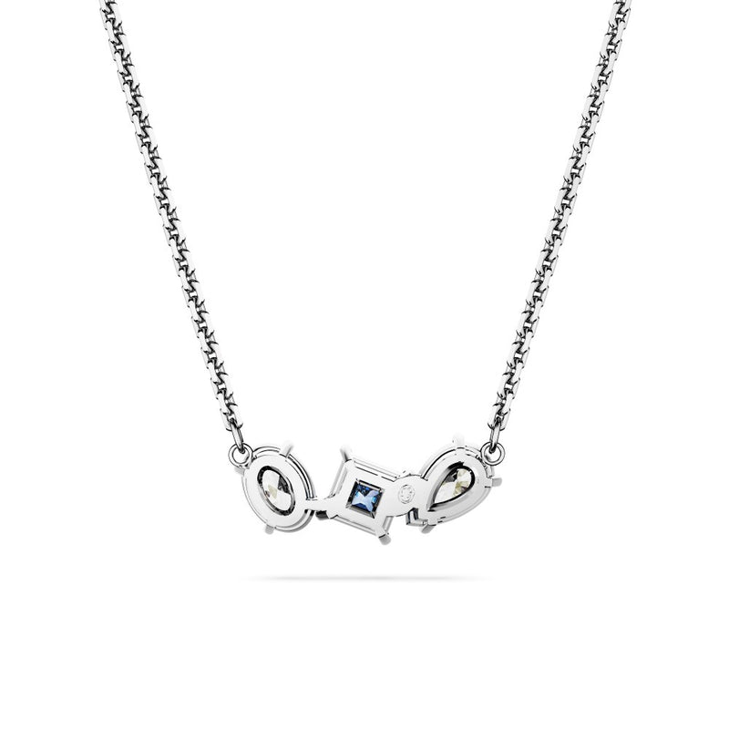 Swarovski Mesmera Necklace - Blue, Rhodium Plated