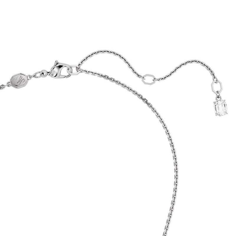 Swarovski Mesmera Necklace - Green, Rhodium Plated