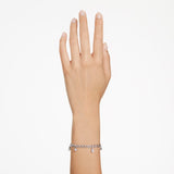 Swarovski Dextera Bracelet - White, Rhodium Plated