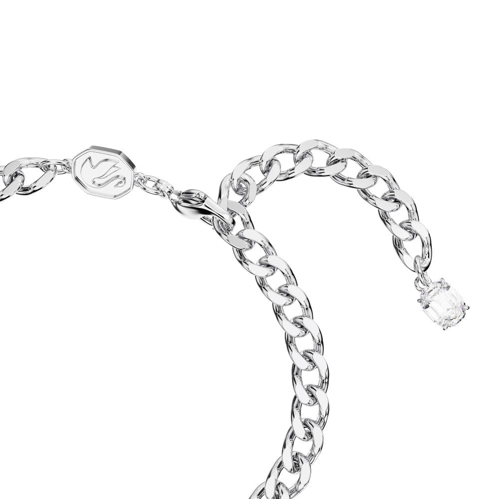 Swarovski Dextera Bracelet - White, Rhodium Plated