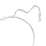 Swarovski Insigne Cross Necklace - White, Rhodium Plated