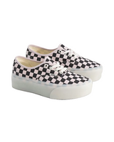 Vans Authentic Checkerboard Platform Shoes - Unisex Sizing