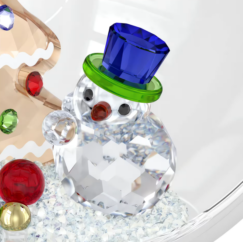 Swarovski Holiday Cheers Tree and Snowman Ball Ornament