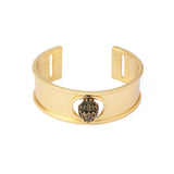 Kurt Geiger Stained Glass Fabric Tie Cuff Bracelet