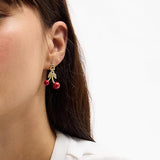 Coach Signature C Cherry Drop Earrings