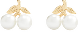 Coach Pearl Cherry Stud Earrings