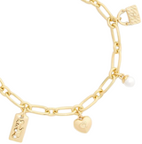 Coach Signature Cherry Charm Link Bracelet