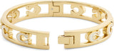 Coach Signature C Enamel Hinged Bangle Bracelet