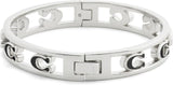 Coach Signature C Enamel Hinged Bangle Bracelet