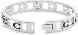 Coach Signature C Enamel Hinged Bangle Bracelet