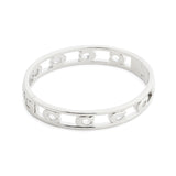 Coach Signature C Hinged Bangle Bracelet