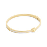 COACH Signature C Heart Enamel Bangle Boxed Bracelet