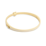 COACH Signature C Heart Enamel Bangle Boxed Bracelet
