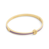 COACH Signature Tea Rose Enamel Bangle Boxed Bracelet