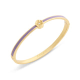 COACH Signature Tea Rose Enamel Bangle Boxed Bracelet
