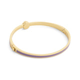 COACH Signature Tea Rose Enamel Bangle Boxed Bracelet